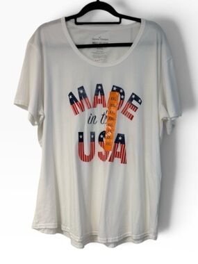 General Standard “Made in the USA” Graphic Tee - White Size 2XL